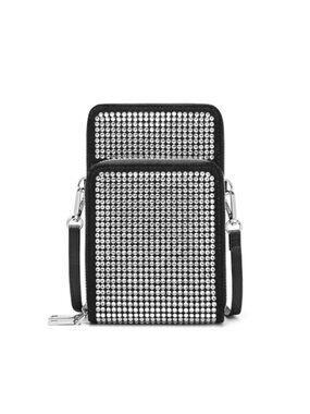 Rhinestone Crossbody Bag Womens Phone Purse Bling Shoulder Bag Clutch Wallet